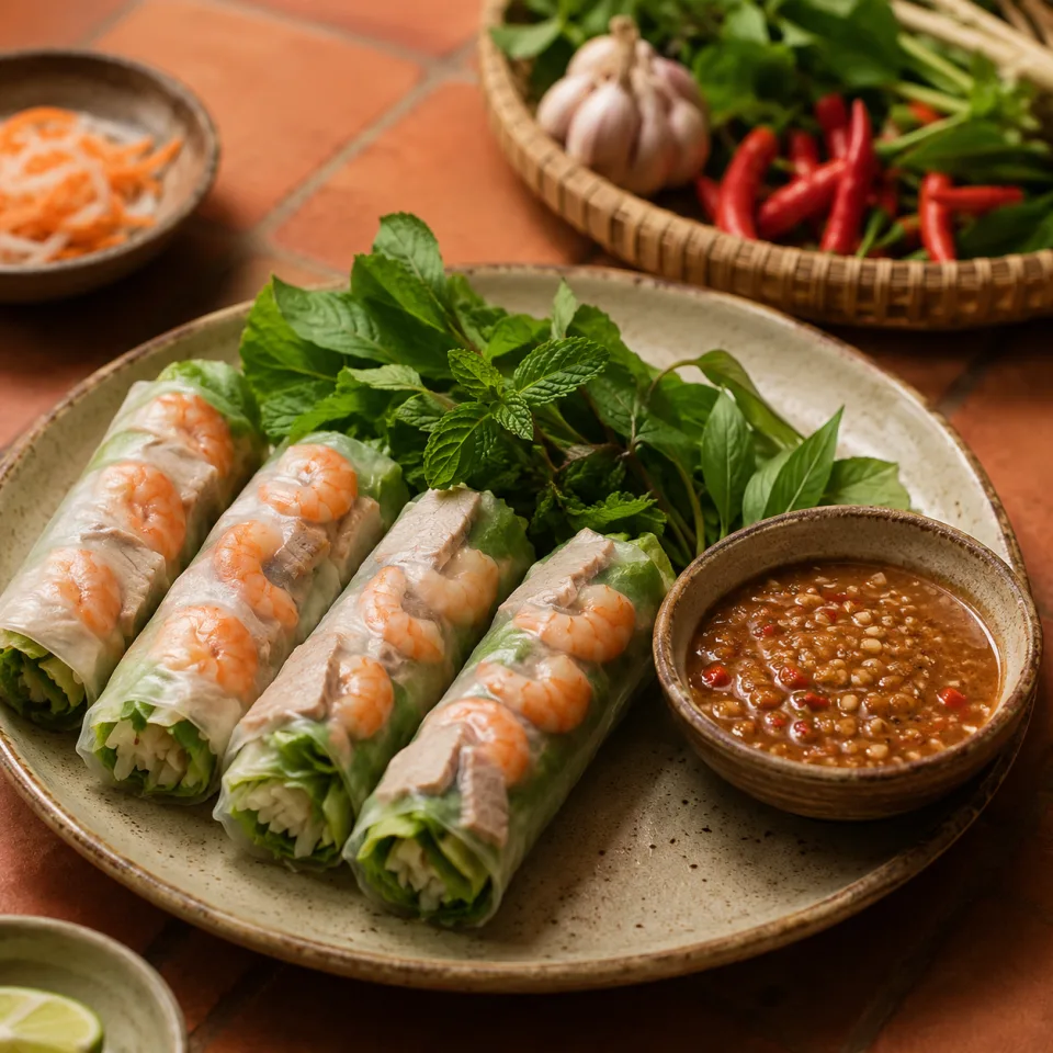 Bàn ăn tại Nguyễn Hữu Hoa